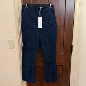 Veronica Beard Dark Blue Cropped Jeans